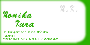 monika kura business card